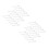 60Pcs Clear Plastic Valance Clips Hidden Blind Clips for Window Shades 8
