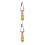 2Pcs Easter Kid Neckties Pink Felt Adjustable Costume Party Accessory 10