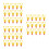 60Pcs Yellow Automatic Chicken Water Feeder Durable Poultry Drinker 3