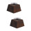2Pcs Wooden Tea Light Candle Holders Decorative Stands 9