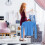 3Pcs Versatile Shirt Display Stand for Retail Multi Wood Iron Rack 3