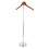 3Pcs Versatile Shirt Display Stand for Retail Multi Wood Iron Rack 10