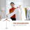 3Pcs Versatile Shirt Display Stand for Retail Multi Wood Iron Rack 8