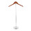 3Pcs Versatile Shirt Display Stand for Retail Multi Wood Iron Rack 9