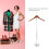 3Pcs Versatile Shirt Display Stand for Retail Multi Wood Iron Rack 7
