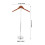 3Pcs Versatile Shirt Display Stand for Retail Multi Wood Iron Rack 2