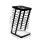 2Pcs Multi-Function Cutter Storage Rack Black Kitchen Accessory 8