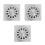 3Pcs High Efficiency Stainless Steel Floor Drain Shower Laundry Silver 8