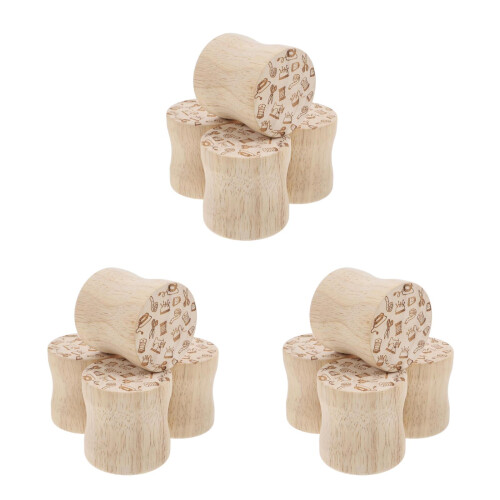 12Pcs Wooden Sewing Weights Heavy for Pattern Cutting and Quilt Making 2