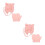 2Ensembles Bonnet Double Et Rose Tricotés Pour Bébé Hiver 6