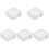 50Pcs Writable Acrylic Labels Clear Tags for Pantry and Storage 3