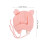2Ensembles Bonnet Double Et Rose Tricotés Pour Bébé Hiver 9