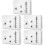 5Sets Rv Thermostat Heat/ Replacement Wall ABS White 5