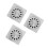 3Pcs High Efficiency Stainless Steel Floor Drain Shower Laundry Silver 5