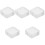 50Pcs Writable Acrylic Labels Clear Tags for Pantry and Storage 4
