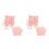 2Ensembles Bonnet Double Et Rose Tricotés Pour Bébé Hiver 8