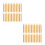 70Pcs Easy Install Acrylic Replacement Tips for Paint Markers Yellow 9