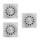 3Pcs High Efficiency Stainless Steel Floor Drain Shower Laundry Silver 3