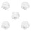 5Packs White Polyester Cotton Stuffing for DIY Pillows Cushion Filling 5