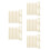 5Sets Beige Bone Folder Plastic Paper Creaser Scoring Folding Tool Kit 2