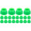 20Pcs Plastic Slide Screw Caps Fixing Safety Covers 4
