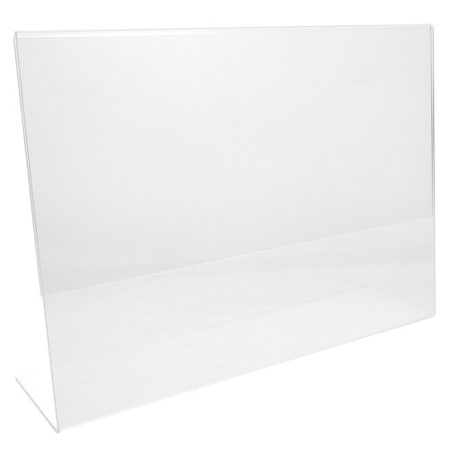 2Pcs Clear Acrylic Poster and Menu Display Stand for Tabletop 1