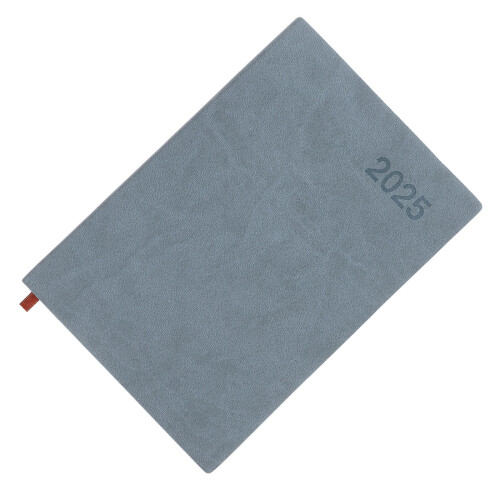 4Pcs PU 2025 Academic Planner Sky-Blue Weekly Monthly Diary 2