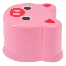 2Pcs Pink Cartoon Plastic Kids Stool Non Slip Bathroom Potty Training