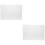 2Pcs Clear Acrylic Poster and Menu Display Stand for Tabletop 8