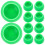 20Pcs Plastic Slide Screw Caps Fixing Safety Covers 3