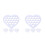 8Pcs Household White ABS Dumpling Maker Mold Easy-Use Kitchen Supply 8