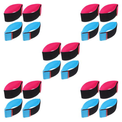 10Paren Zwarte Gymnastiek Voet-Grip Polyester Voor Stabiliteit 2