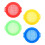 12Pcs Assorted Color Sand Scoops PP Mesh Sifter for Kids Beach Fun 2