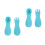 2Sets Silicone En Set Baby Materiaal 4