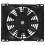 1 Ventilateur De Refroidissement Noir Pour 1