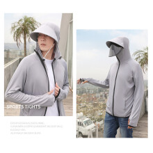 3St Lichtgrijze Zonbeschermingsjas Lichtgewicht Winddichte Uv Kleding