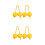 4St Dubbele Shakers ABS Kinderspeelgoed Percussie 7