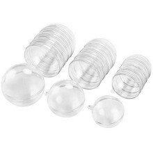 30 Stks Plastic Holle Bal Kerst Holle Bal Decoratie Bal Sky Venster Transparante Bal Snoep Verpakking