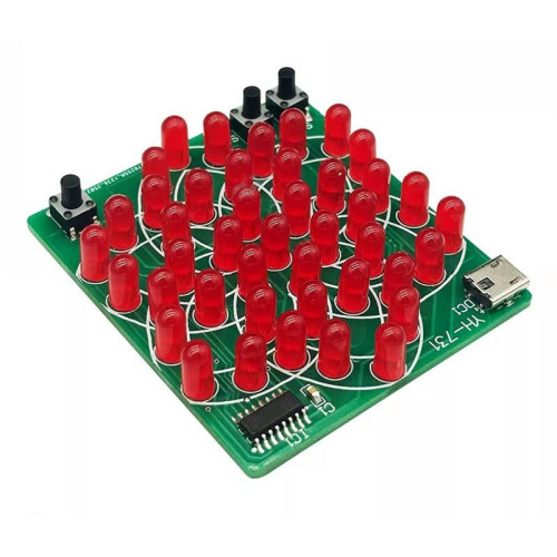 DIY Electronic Kit Electronic Windmill Flowing Water Light 43 LED 5V Fun Soldering Component Practice Kit