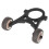 F Series/4pro Training Wheels Electric Scooter Auxiliary Small Wheels Folding Inverted Push-Pull Assist Bracket 4