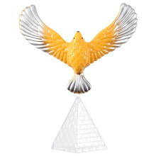 Magic Balancing Bird Science Desk Toy Balancing Novelty Fun Children Learning Gift Kid Educational Toy with Pyramid Stand,Random Color
