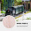 100Pcs HO Scale 1:100 White Model People Unpainted Train Figures 5