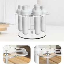 Ice Cream Cone Holder 6 Hole Clear Acrylic Ice Cream Displaying Stand Cupcake Sugar Rack Food Display Stand