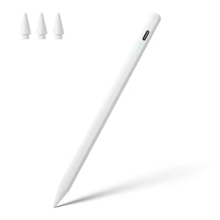 Smart Stylus Pencil for iPad, Tilt Recognition and Palm Rejection Support, iPad Pen Compatible with 10th 9th 8th 7th 6th Gen Pro 11 12.9 Air 3 4 5