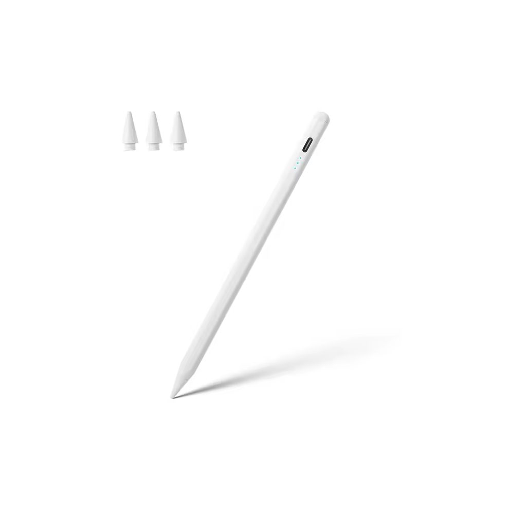 Smart Stylus Pencil for iPad, Tilt Recognition and Palm Rejection Support, iPad Pen Compatible with 10th 9th 8th 7th 6th Gen Pro 11 12.9 Air 3 4 5