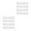 8Pcs PP Drawer Tableware Box Simple White Kitchen Organizer 8
