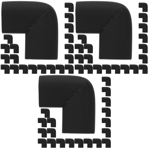 60Stk Möbel Eckenschoner Nbr Schwarz Möbel Eckenschutz Für Tische 2