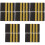 5Paare Vintage Schwarze Pilot Epauletten Uniform 4