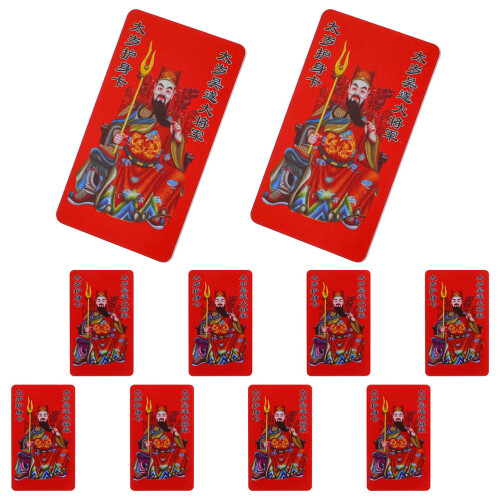 60Stk Segenskarte 2025 PVC Multicolor Für