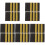 5Paare Vintage Schwarze Pilot Epauletten Uniform 3